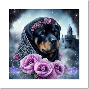 Modest Rottweiler Posters and Art